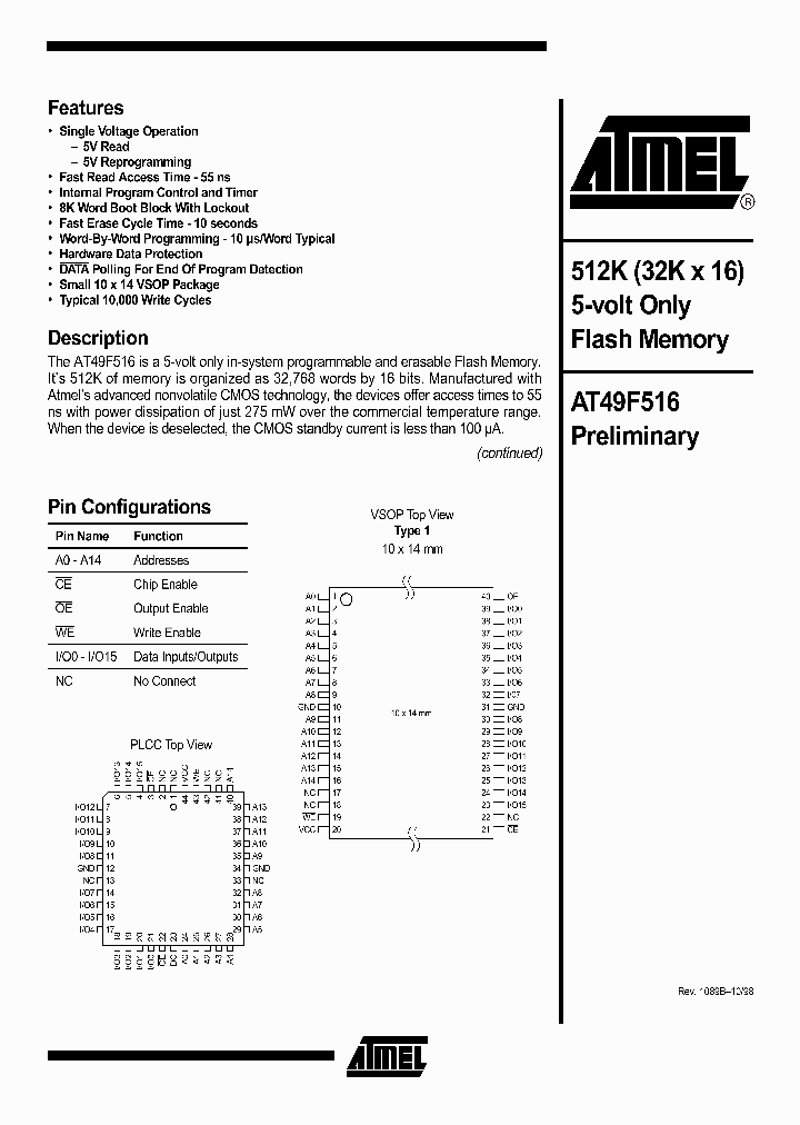 AT49F516_1214022.PDF Datasheet