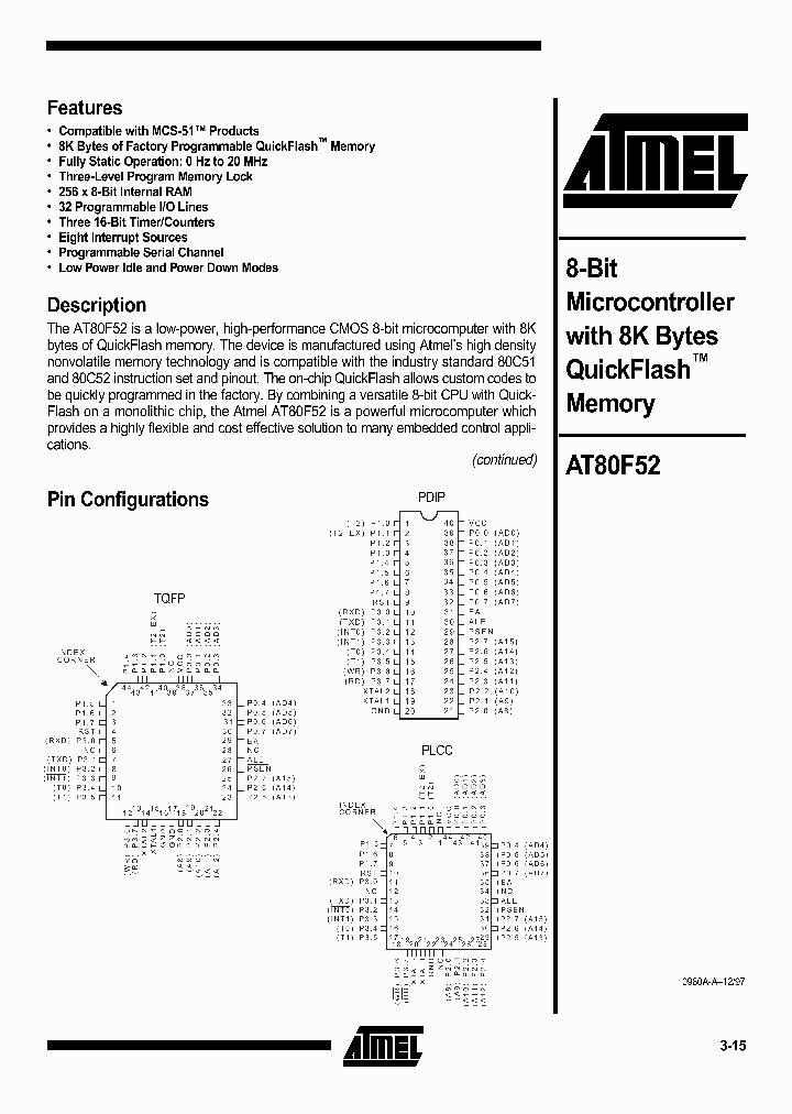 AT80F52-20PI_1214155.PDF Datasheet