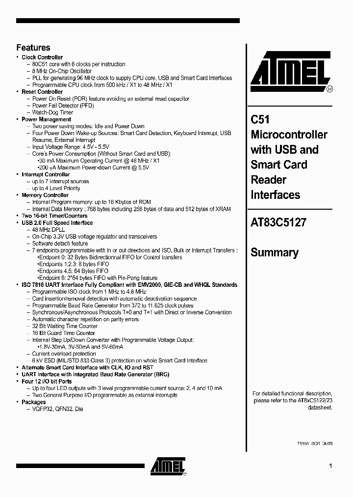 AT83C5127XXX-RATIM_1214164.PDF Datasheet