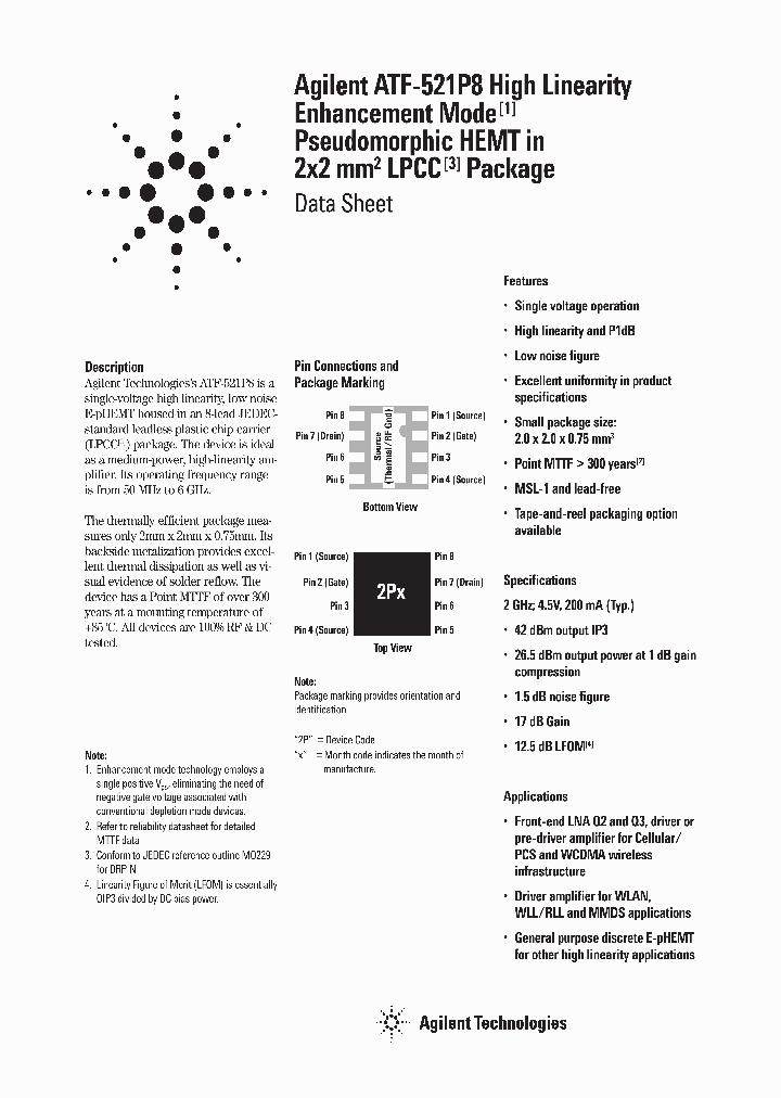 ATF-521P8-TR2_1214522.PDF Datasheet