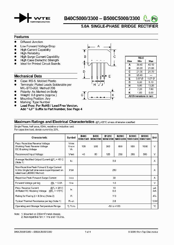 B500C5000_1153905.PDF Datasheet Download