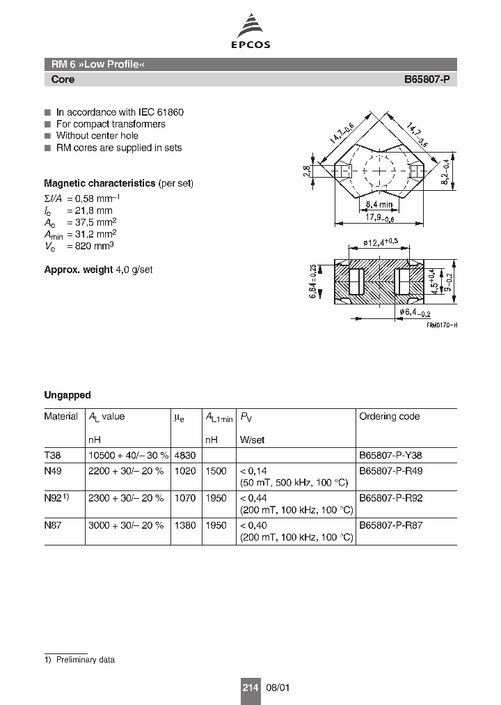 B65807-P-Y38_1216200.PDF Datasheet