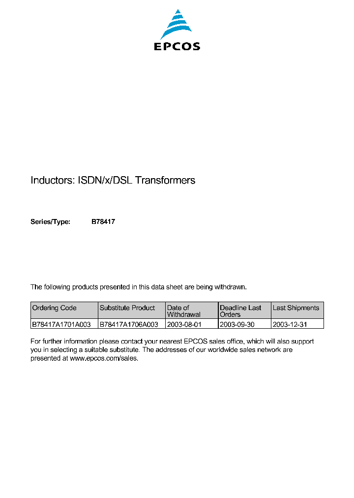 B78417A1706A003_1216354.PDF Datasheet