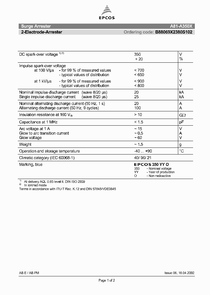 B88069X2380S102_1216510.PDF Datasheet
