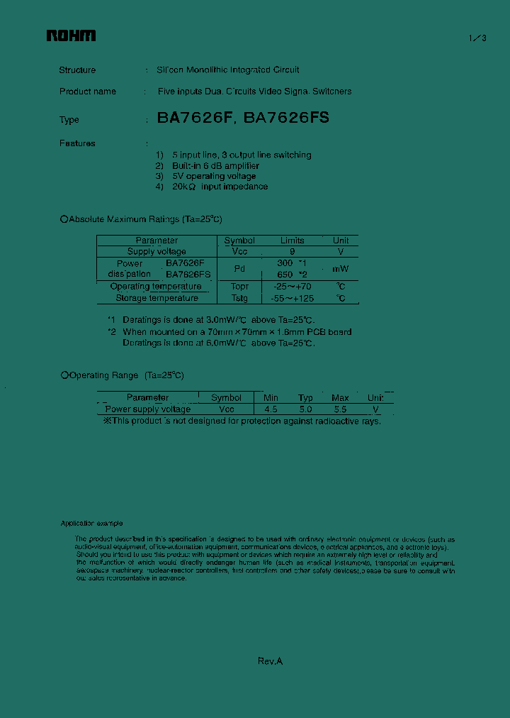 BA7626FS_1147564.PDF Datasheet
