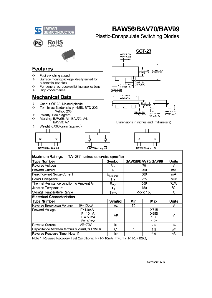 BAV70_1076084.PDF Datasheet