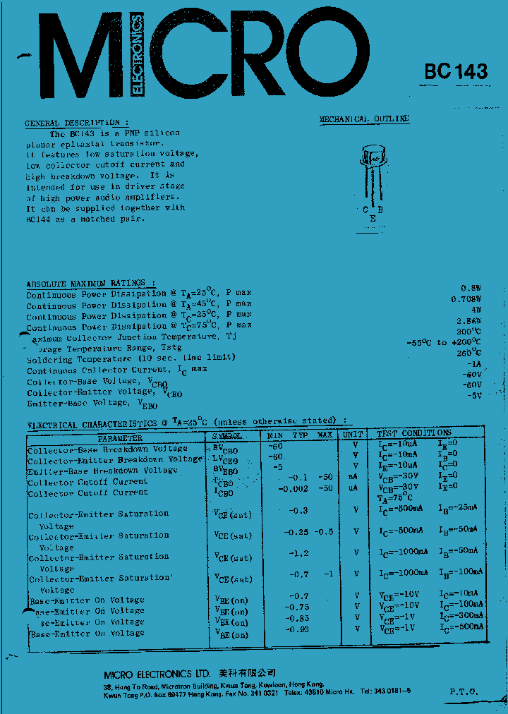 BC143_1217795.PDF Datasheet