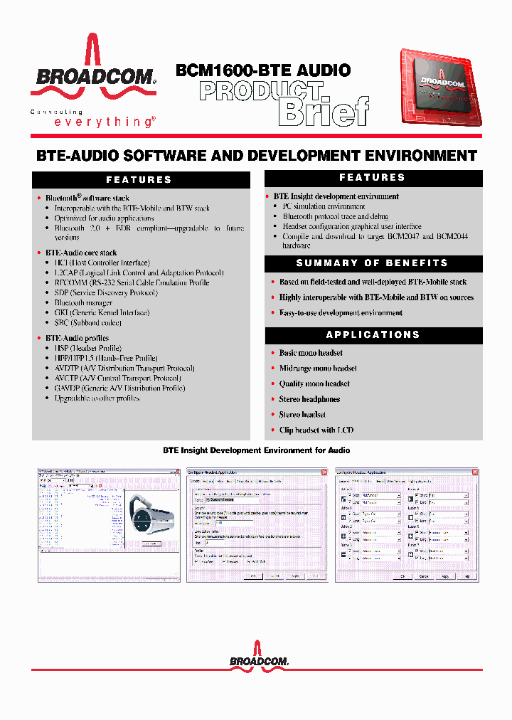BCM1600-BTE_1134996.PDF Datasheet