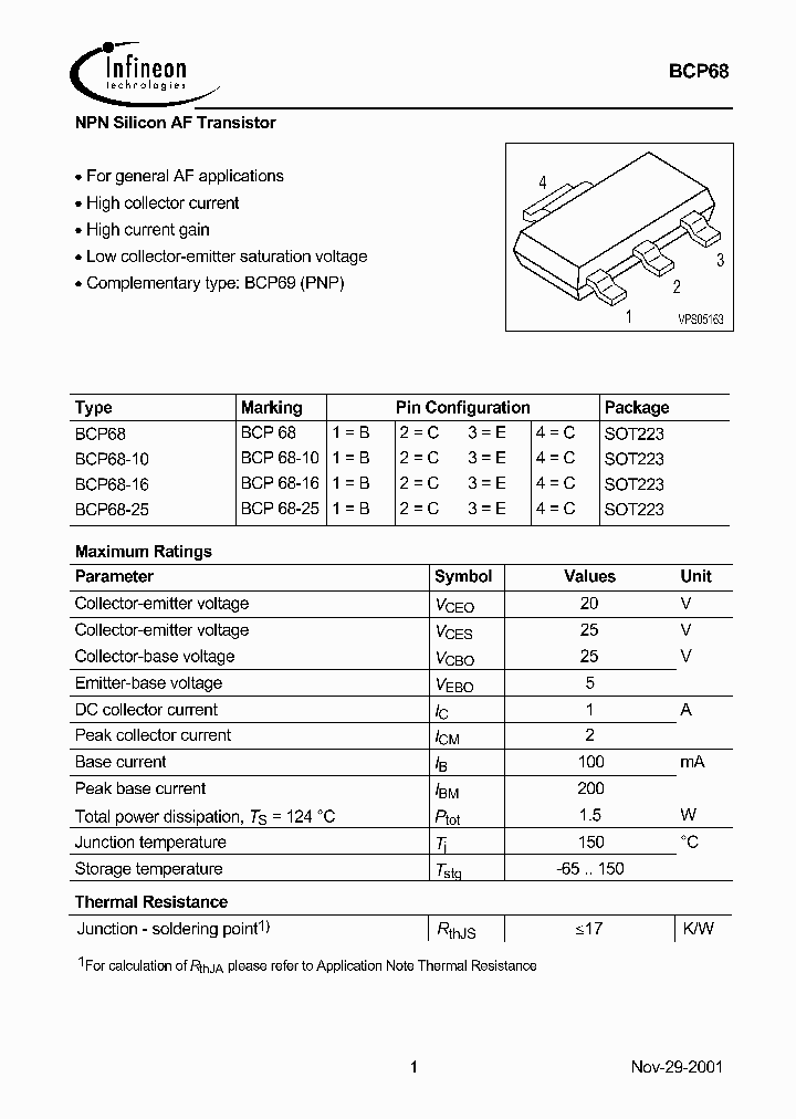 BCP68_1051747.PDF Datasheet