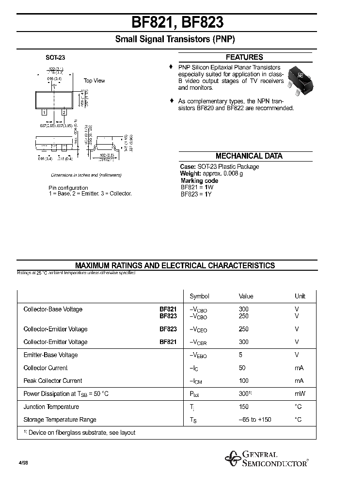 BF821_1010884.PDF Datasheet