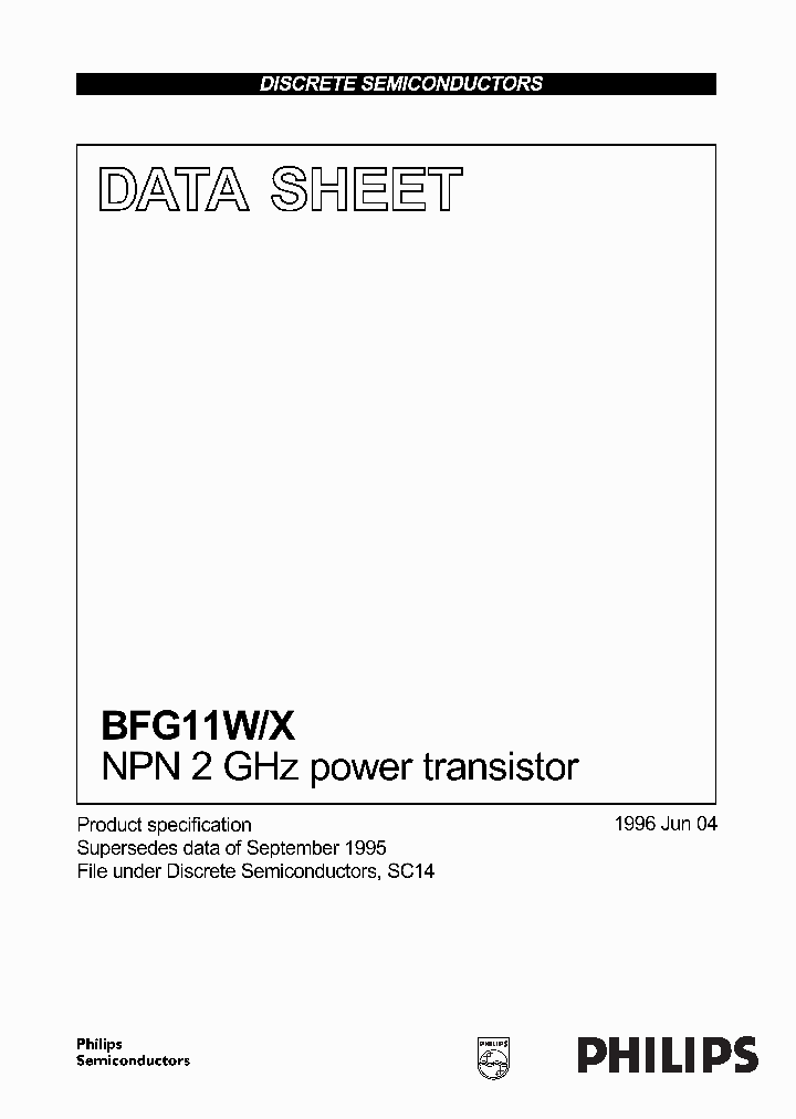 BFG11W_1044585.PDF Datasheet