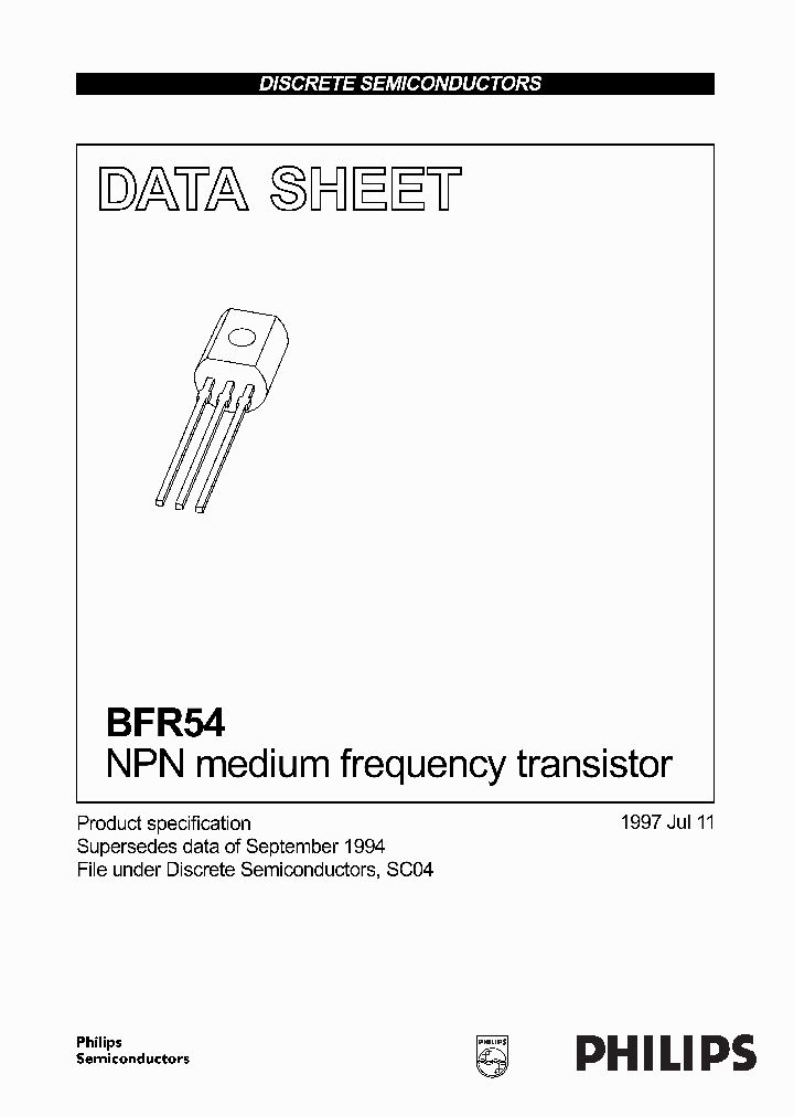 BFR54_1219256.PDF Datasheet