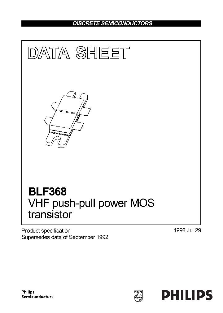 BLF368_1219709.PDF Datasheet