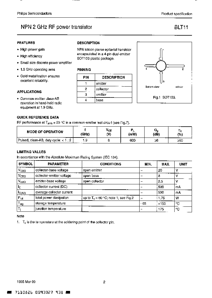 BLT11_1219829.PDF Datasheet