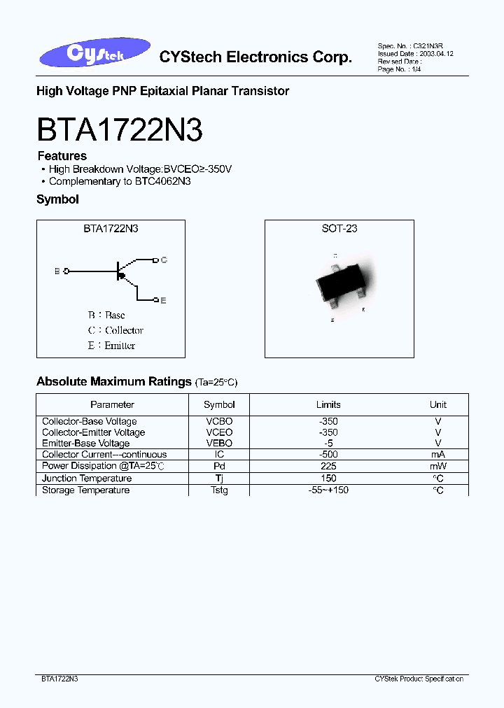 BTA1722N3_1221076.PDF Datasheet