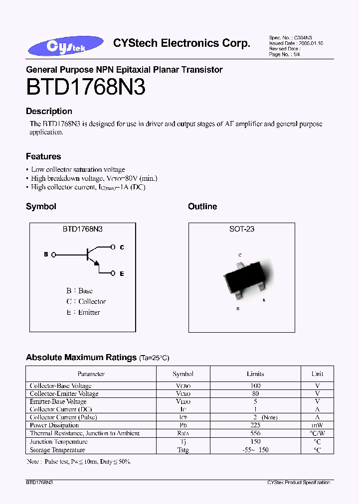 BTD1768N3_1221217.PDF Datasheet