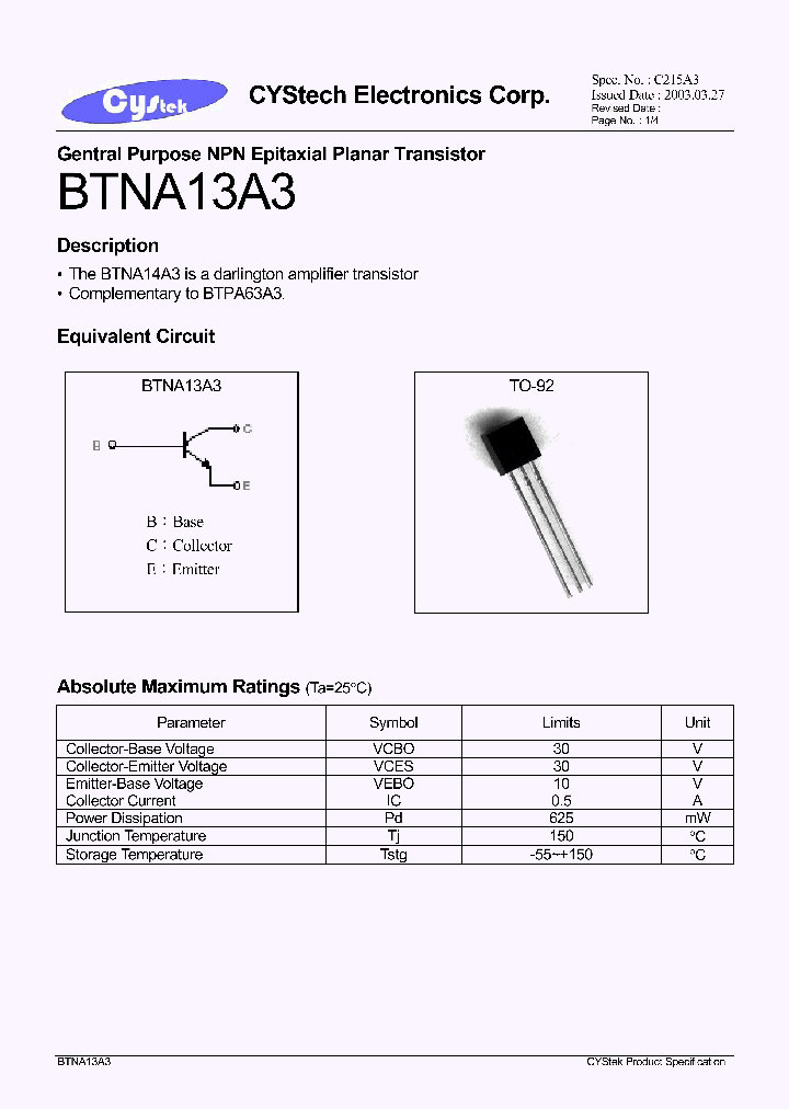 BTNA13A3_1221339.PDF Datasheet