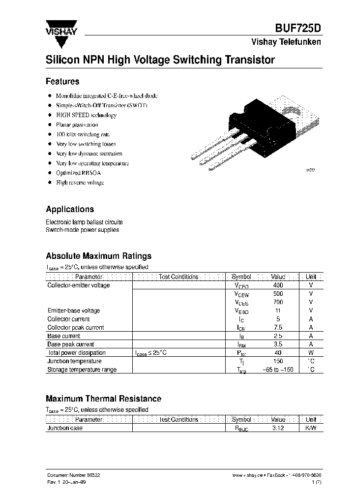 BUF725D_1221791.PDF Datasheet