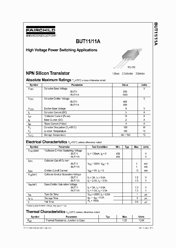 BUT11A_1023356.PDF Datasheet