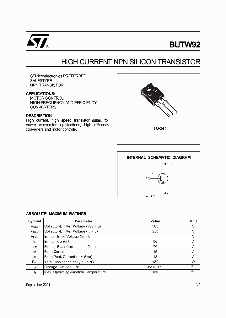 BUTW9201_1107813.PDF Datasheet