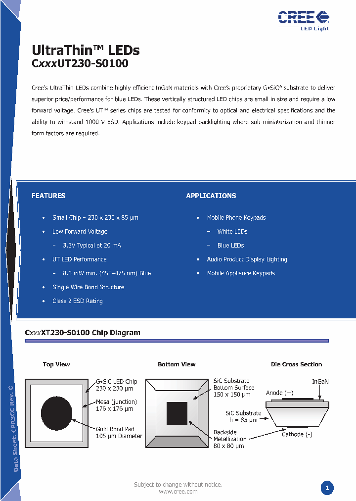 C460UT230-S0100_1223353.PDF Datasheet