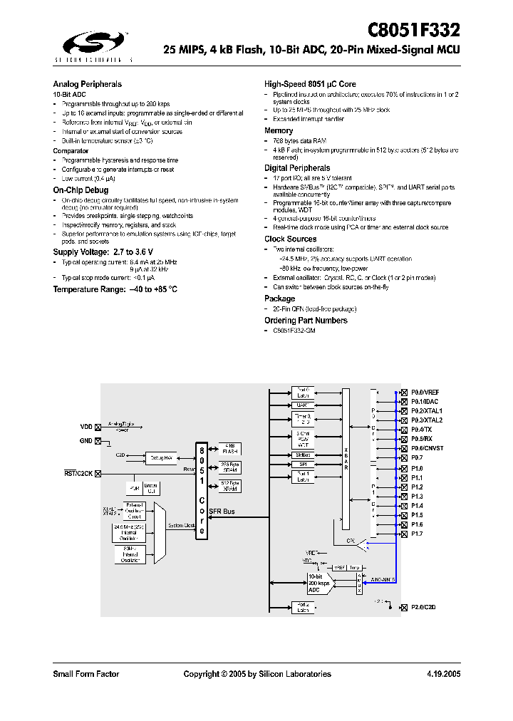 C8051F332-GM_1223777.PDF Datasheet