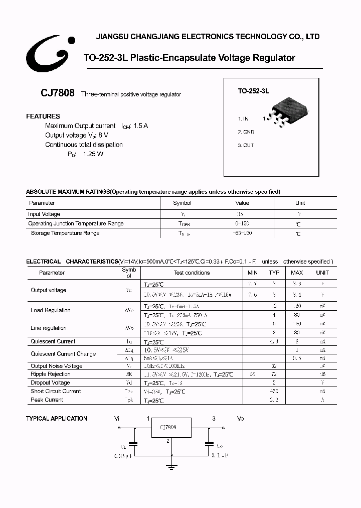 CJ7808-TO-252-3L_1226249.PDF Datasheet