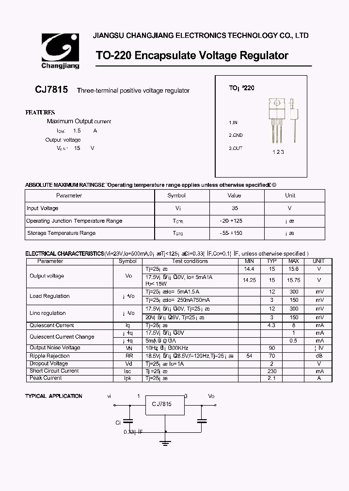 CJ7815-TO-220_1226258.PDF Datasheet