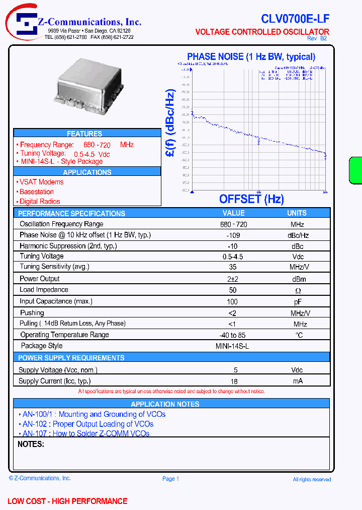 CLV0700E-LF_1113649.PDF Datasheet