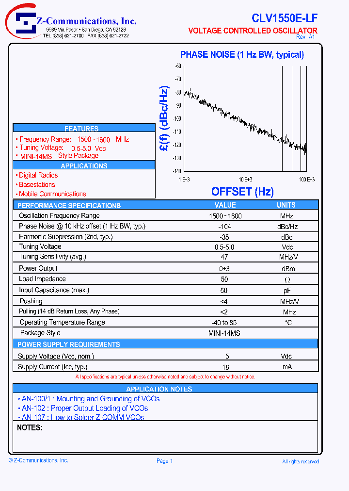 CLV1550E-LF_1226637.PDF Datasheet