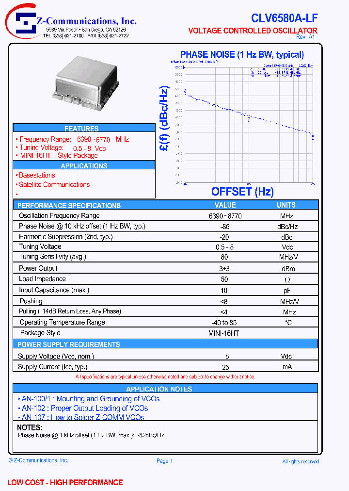 CLV6580A-LF_1226650.PDF Datasheet