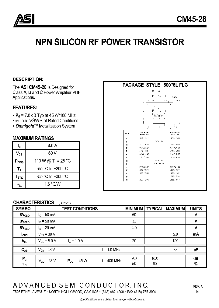 CM45-28_1226967.PDF Datasheet