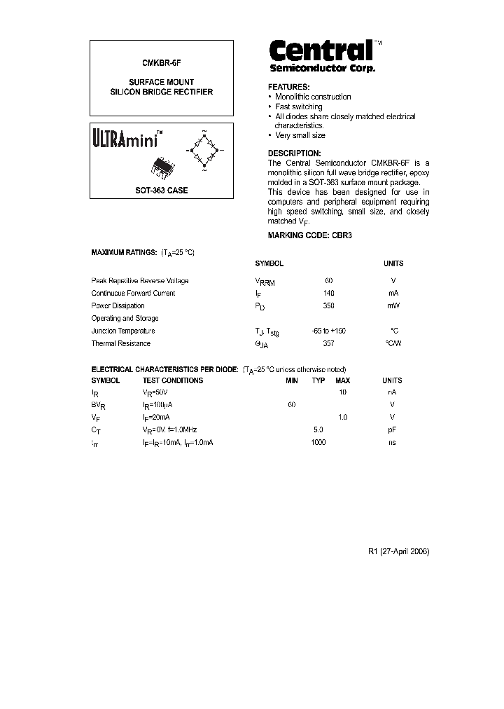 CMKBR-6F_1227273.PDF Datasheet Download --- IC-ON-LINE