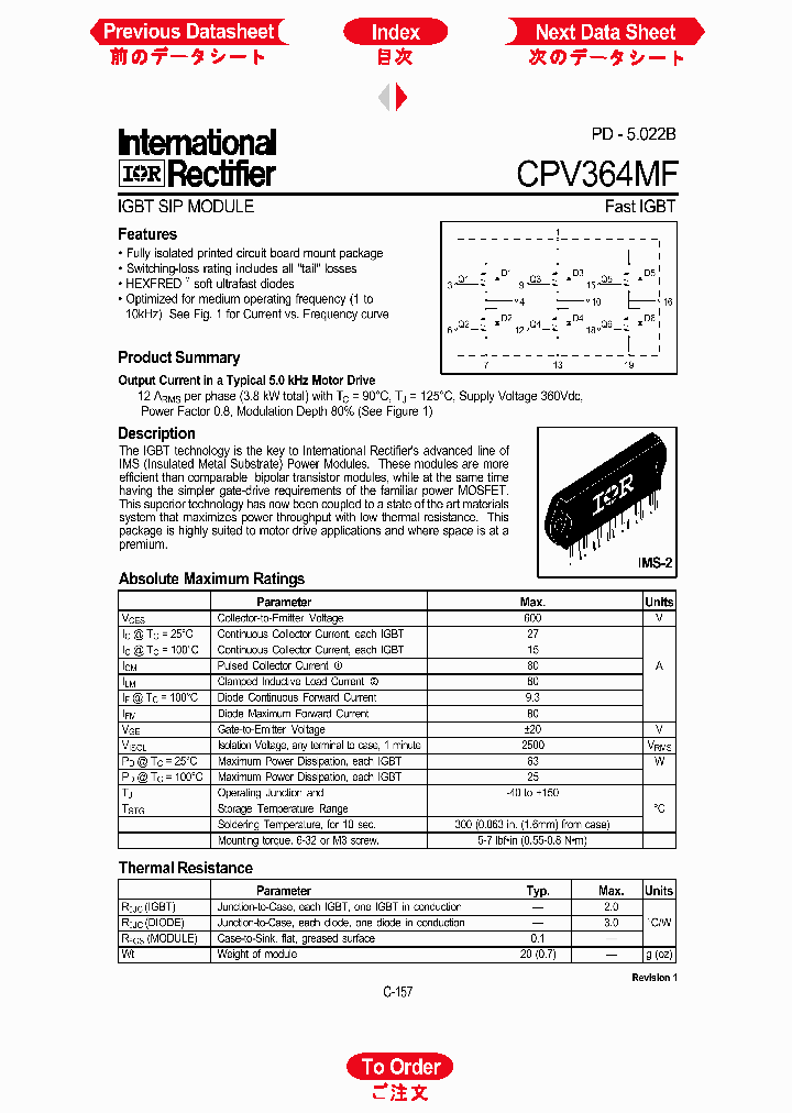 CPV364MF_1228204.PDF Datasheet