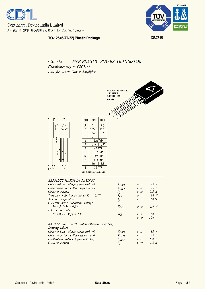 CSA715_1229034.PDF Datasheet