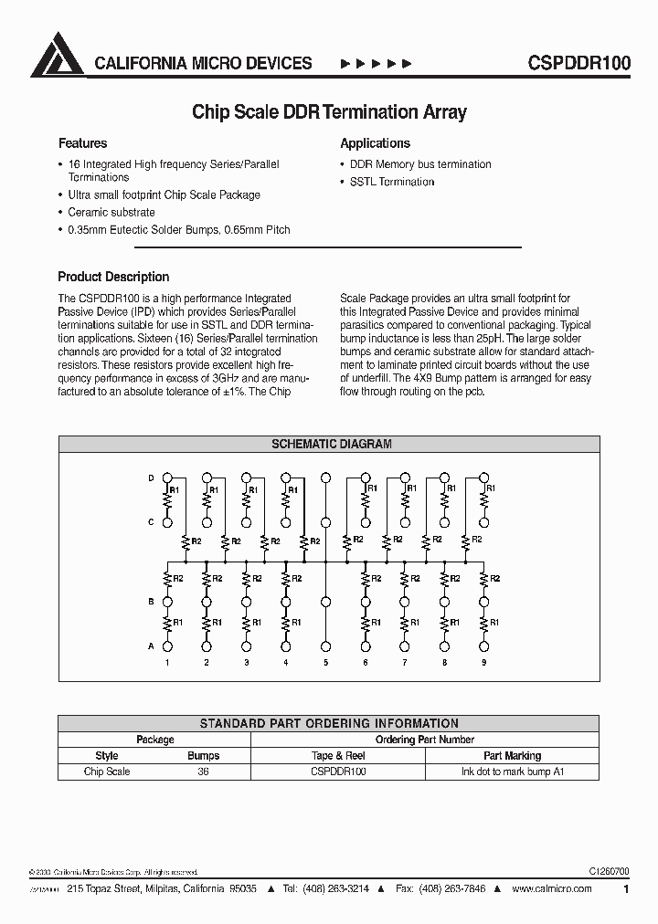 CSPDDR100_1229125.PDF Datasheet