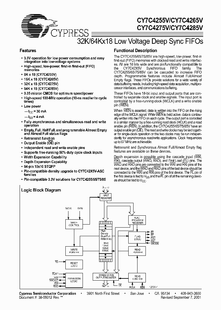 CY7C4285V_1159092.PDF Datasheet