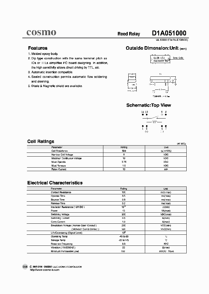 D1A050000_1230958.PDF Datasheet