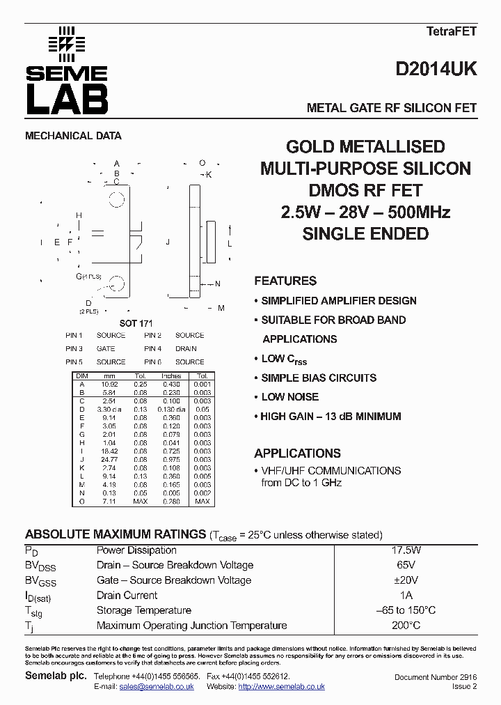 D2014UK_1231003.PDF Datasheet