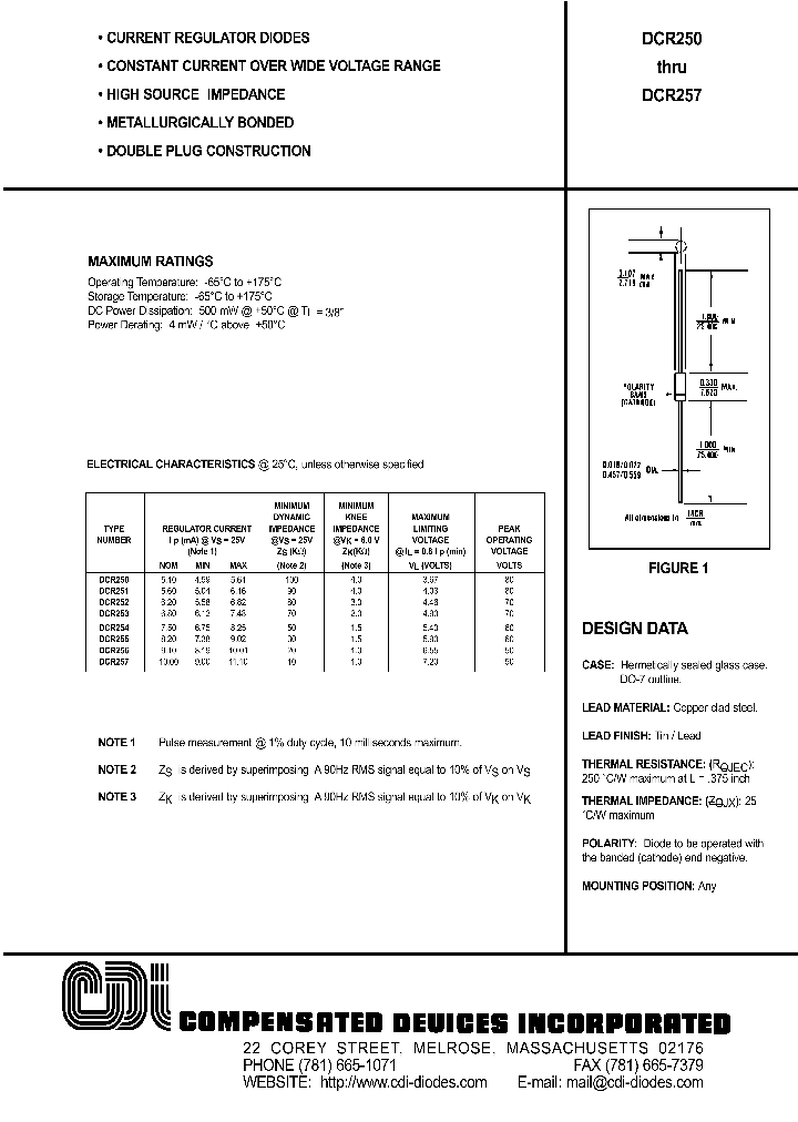 DCR257_1231839.PDF Datasheet