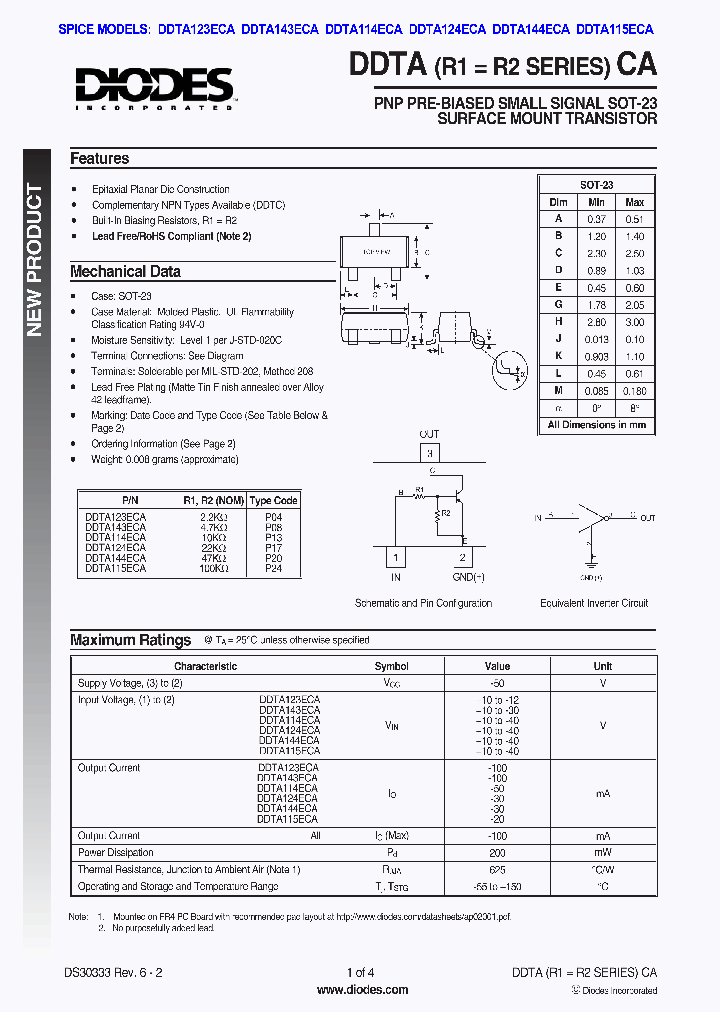 DDTA144ECA-7-F_1231949.PDF Datasheet