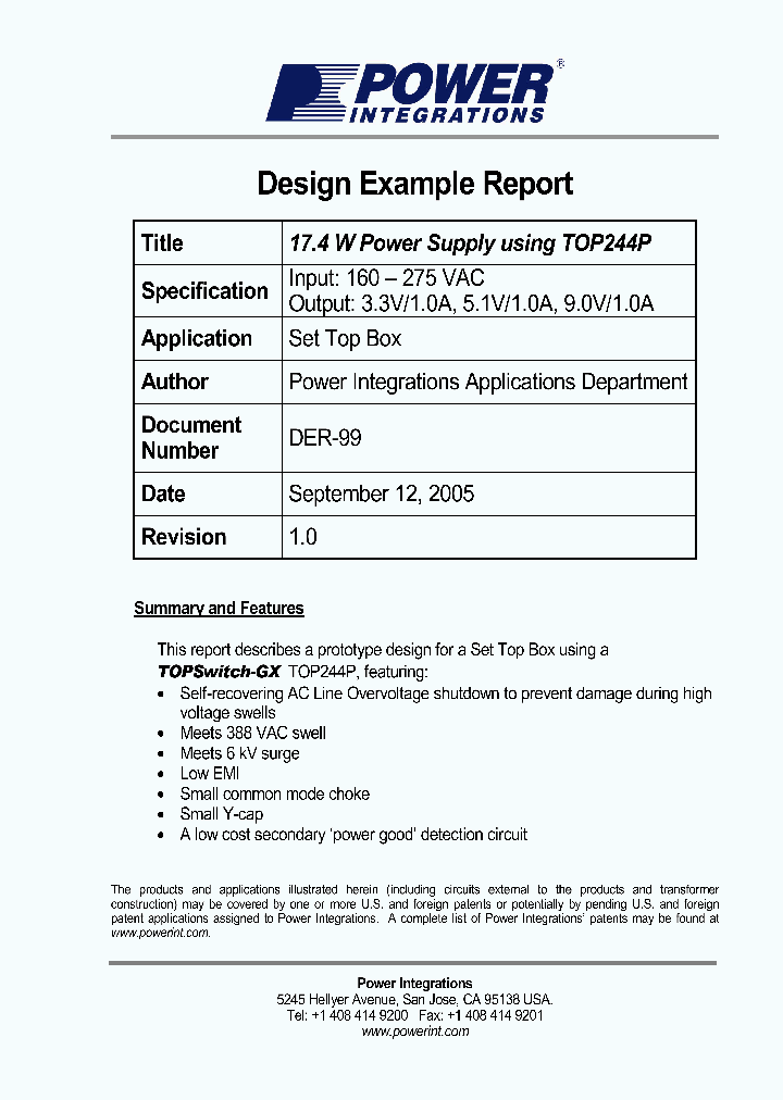 DER-99_1232187.PDF Datasheet