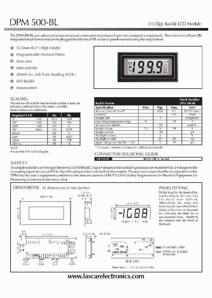 DPM500-BL_1233693.PDF Datasheet