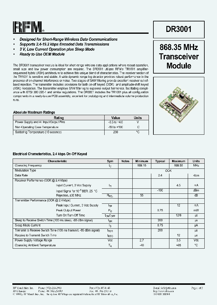 DR3001_1233726.PDF Datasheet