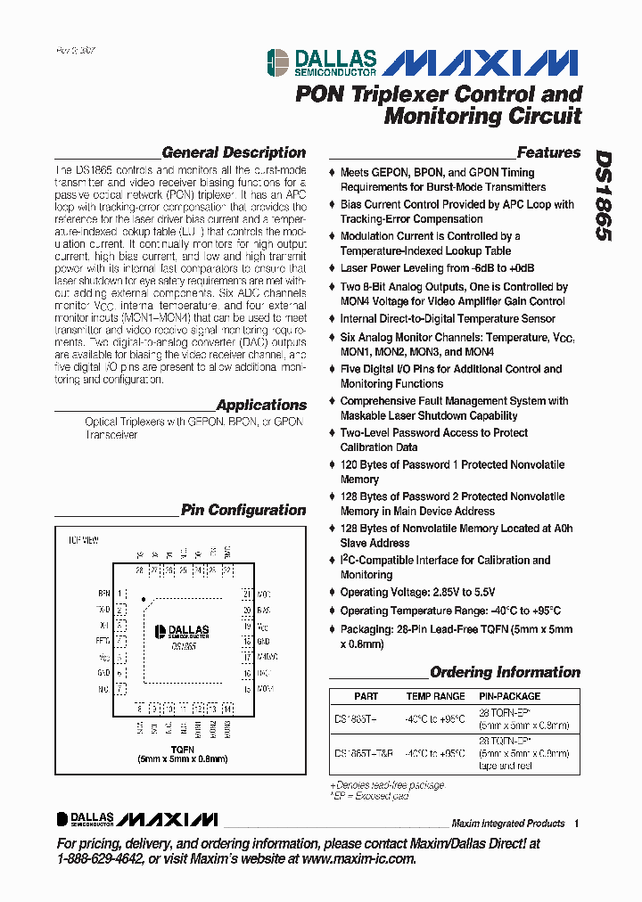 DS1865TTR_1234079.PDF Datasheet