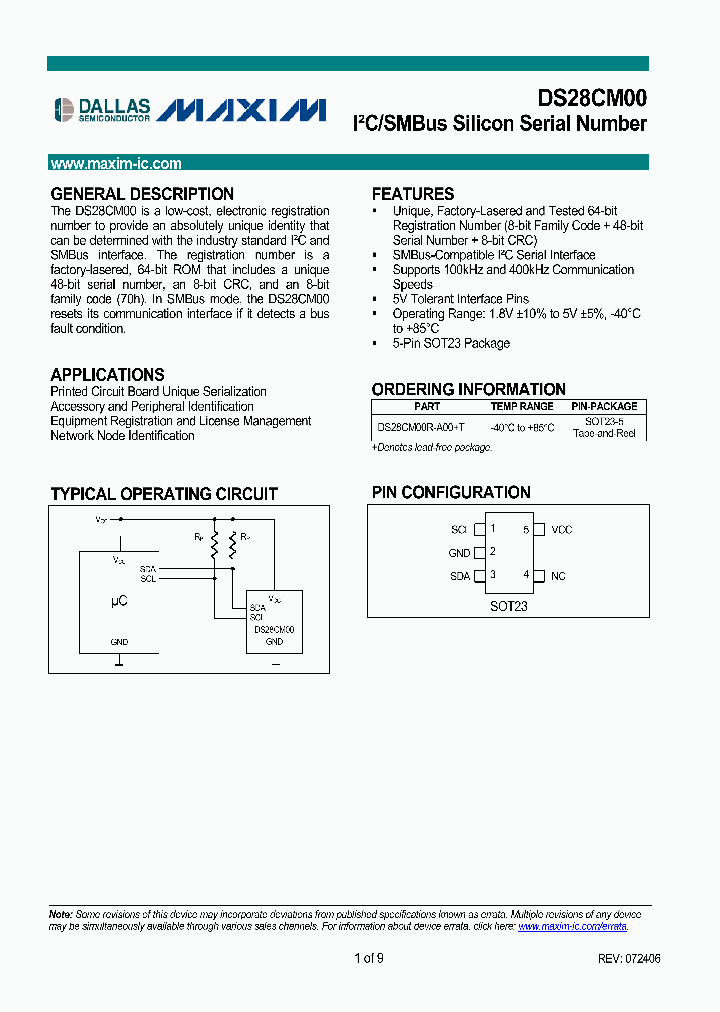 DS28CM00R-A00T_1234261.PDF Datasheet