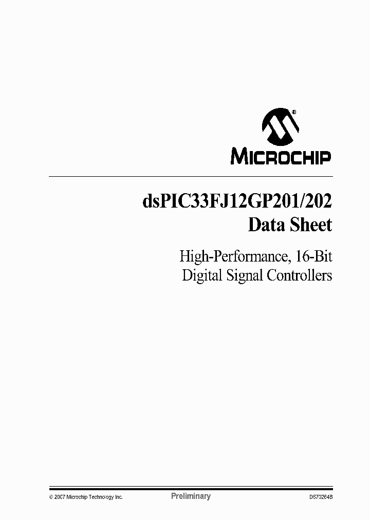 DSPIC33FJ12GP202TISP-XXX_1234821.PDF Datasheet