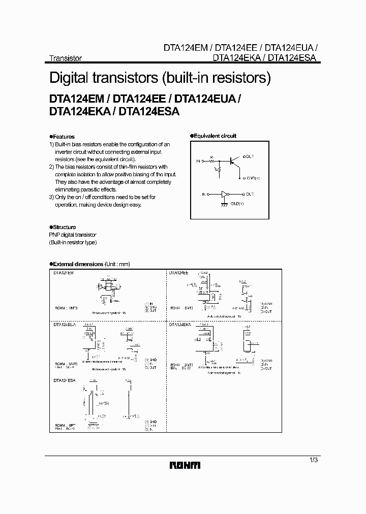 DTA124EUA_1235009.PDF Datasheet