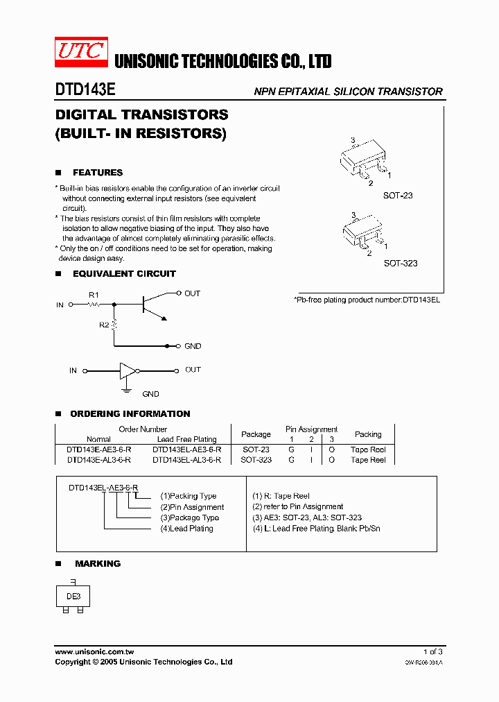 DTD143EL-AE3-6-R_745899.PDF Datasheet