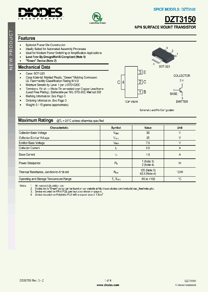 DZT3150_1117439.PDF Datasheet